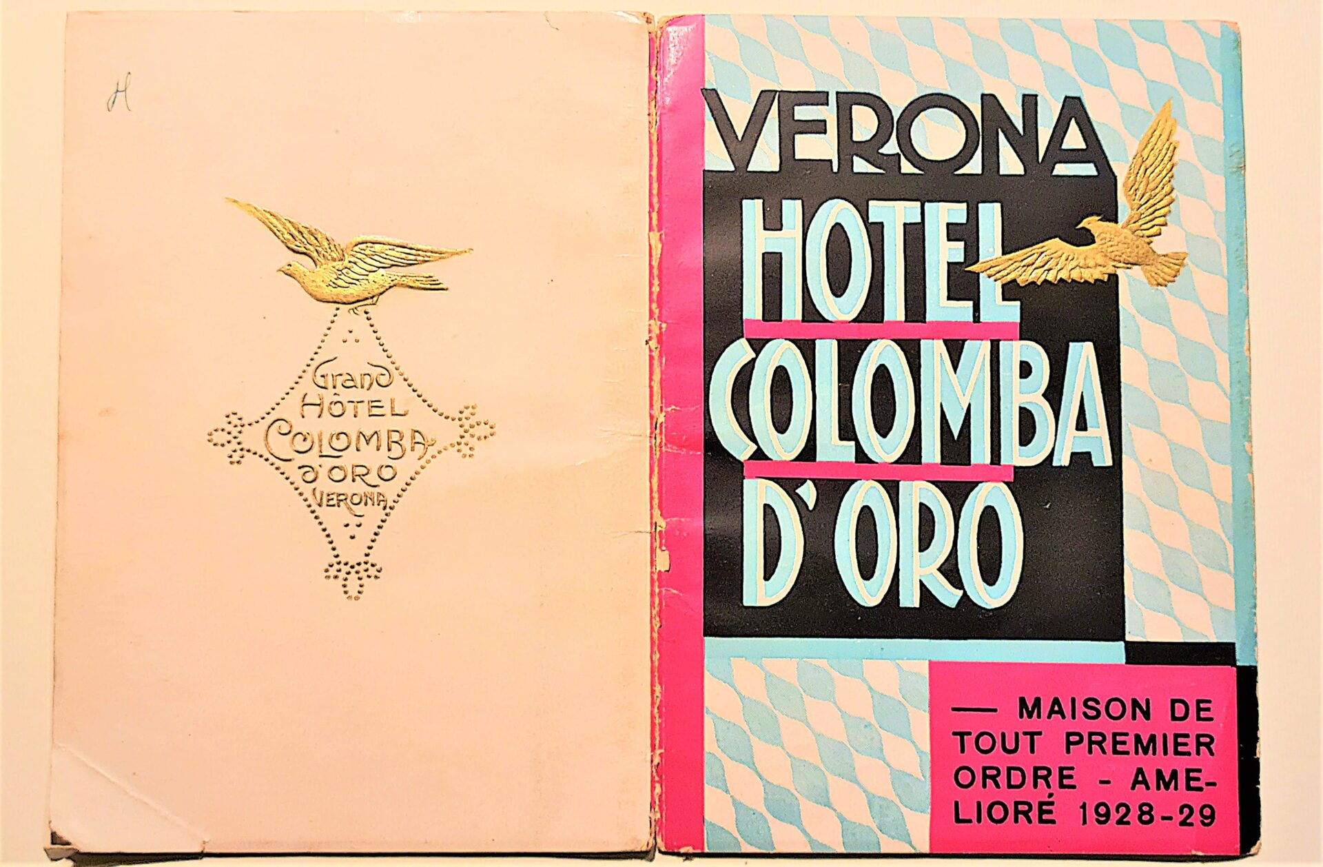 Stampa di un libro con Hotel Colomba d'Oro